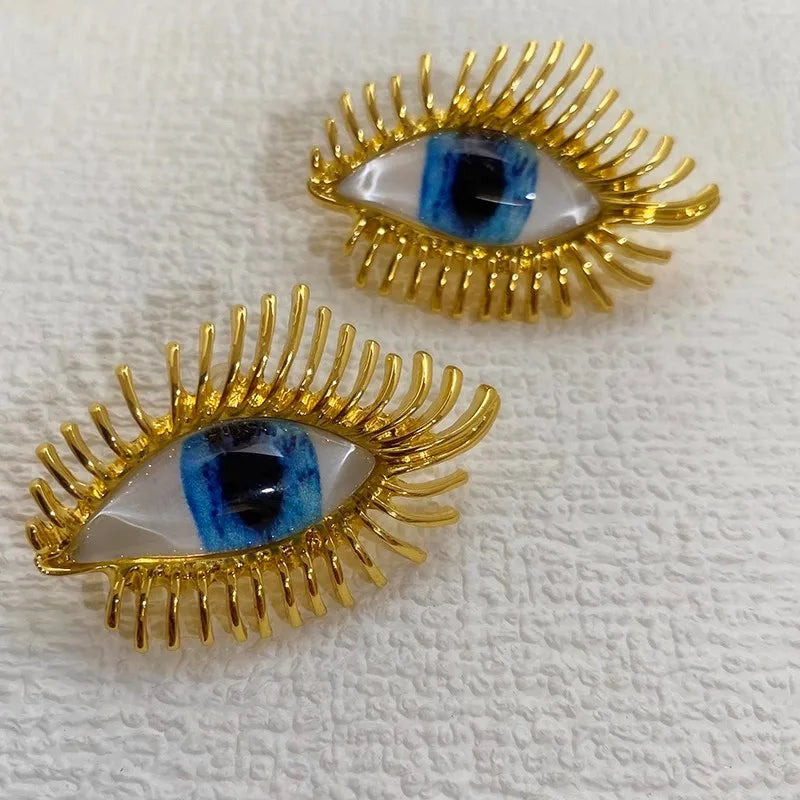 Hazel gold studs