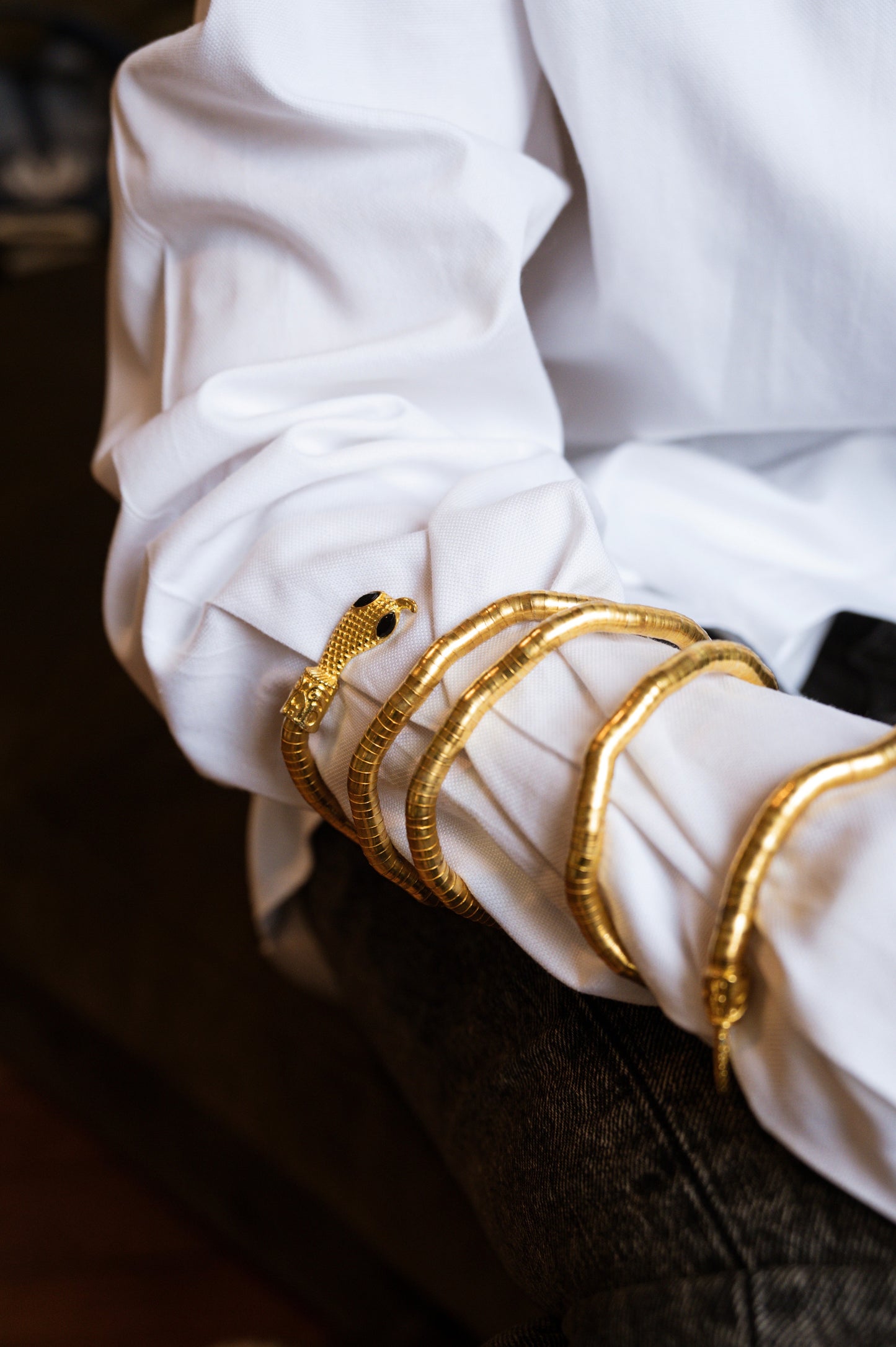 Snake gold piece