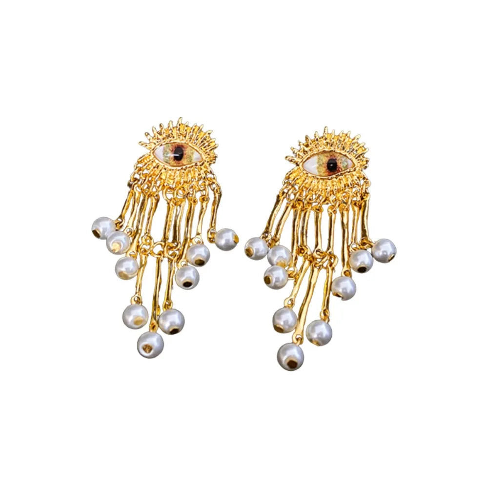 Aurora gold earrings