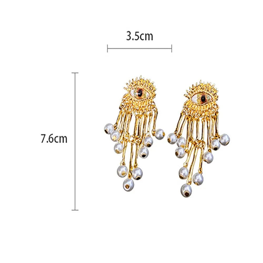 Aurora gold earrings
