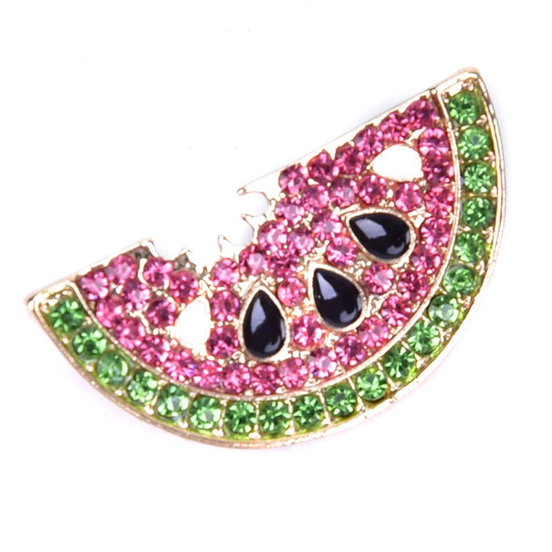 Watermelon brooch
