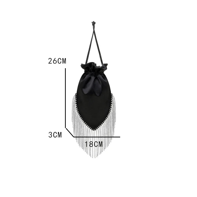 Follies satin purse