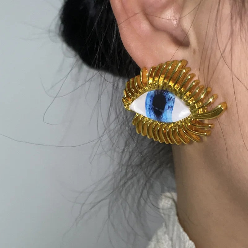 Hazel gold studs