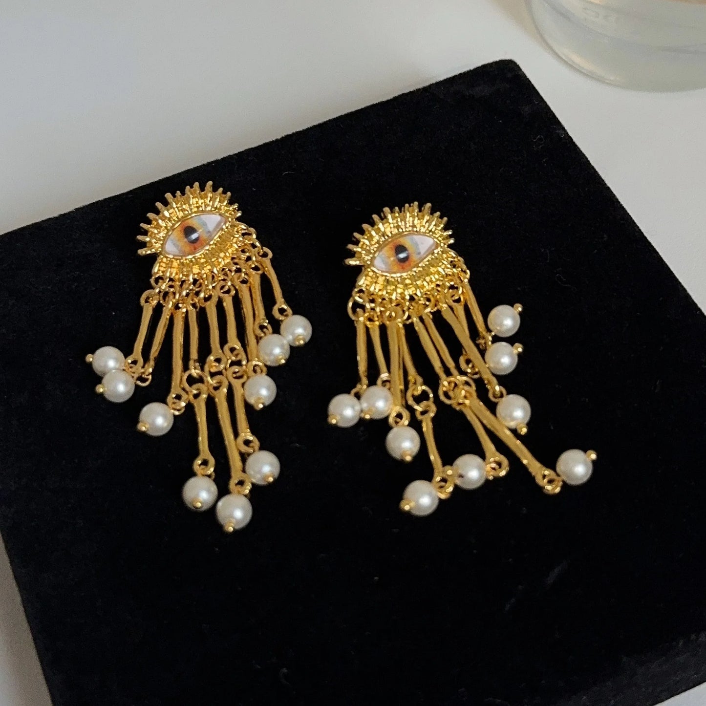 Aurora gold earrings