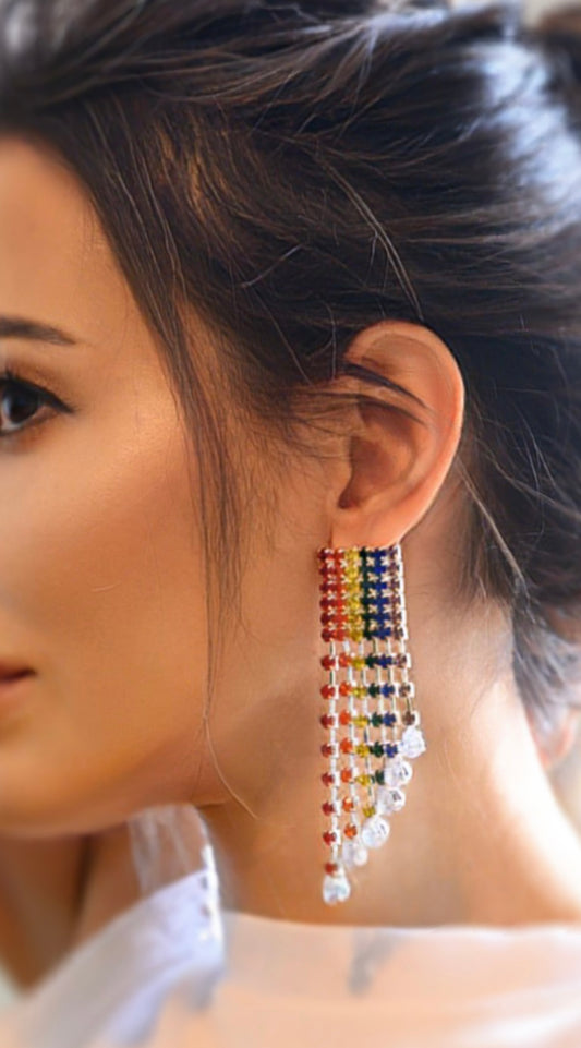 Rainbow earring