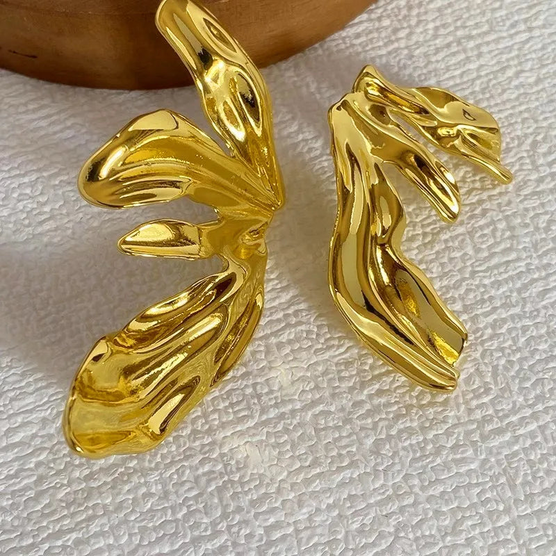 Zahra gold earring